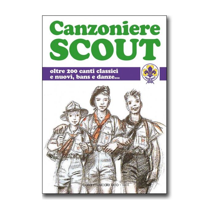 Canzoniere Scout oltre 200 canti classici e nuovi, bans e danze... main product photo