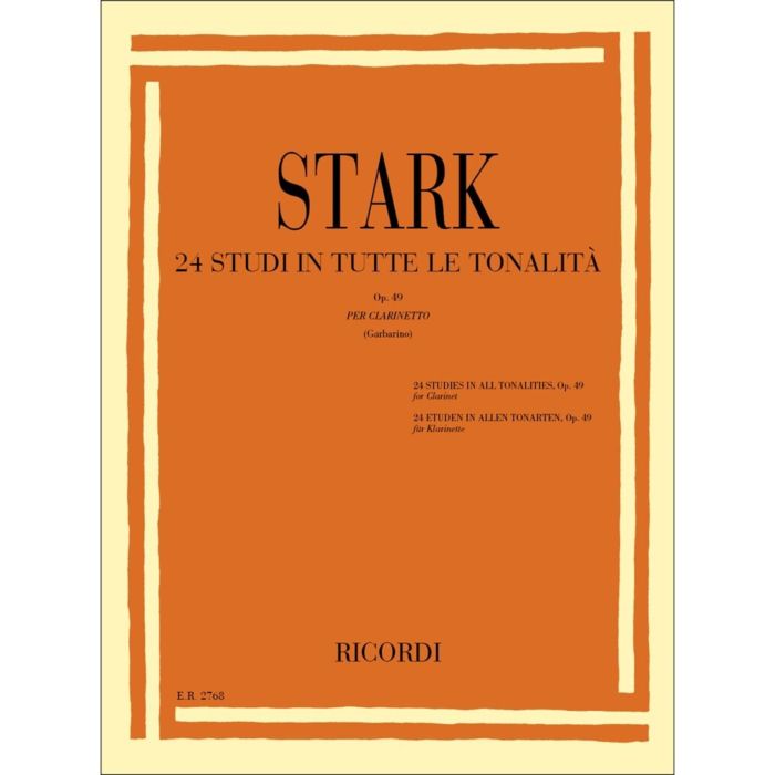 R.Stark 24 Studi in tutte le tonalita' Op.49 main product photo