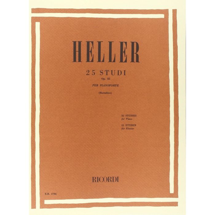 Heller 25 Studi Op.45 Pianoforte main product photo