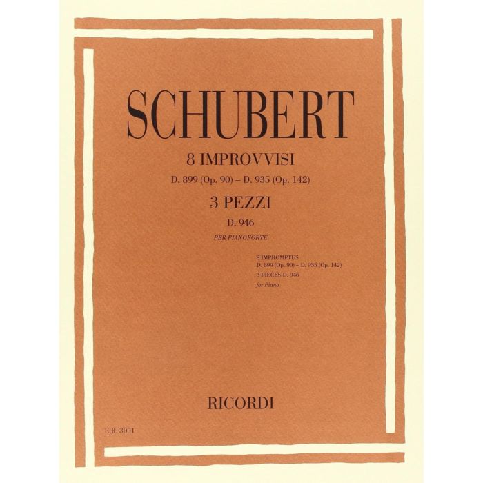 F.Schubert 8 Improvvisazioni Op.90 & Op.142 main product photo