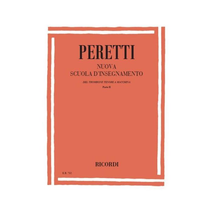 S.Peretti Nuova scuola d`insegnamento per trombone Vol.2 main product photo