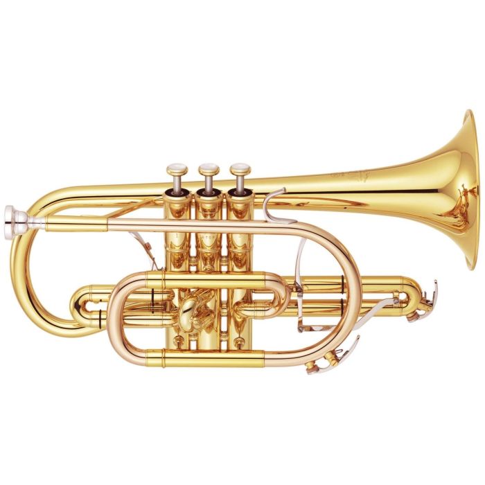 Cornetta Yamaha YCR8335-02 NEO laccata sib con astuccio e bocchino main product photo