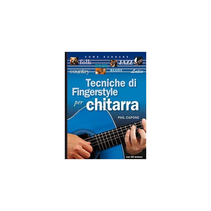 P.Capone Tecniche di fingerstyle per chitarra con Cd main product photo