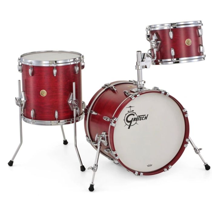 Gretsch Drums USA Custom Jazz 18" Satin Rosewood 3pz Batteria main product photo