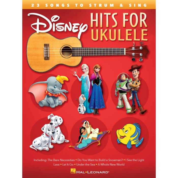 Disney Hits for ukulele 23 songs to strum & sing main product photo
