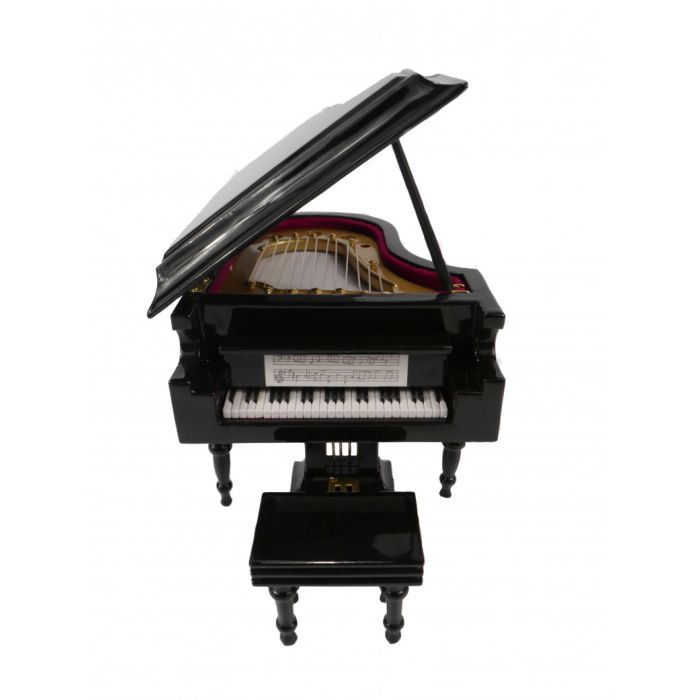 Miniatura pianoforte a coda 10X8 cm con seduta e custodia Agifty main product photo
