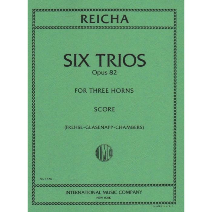 6 Trii Op.82 Anton Reicha 3 corni main product photo