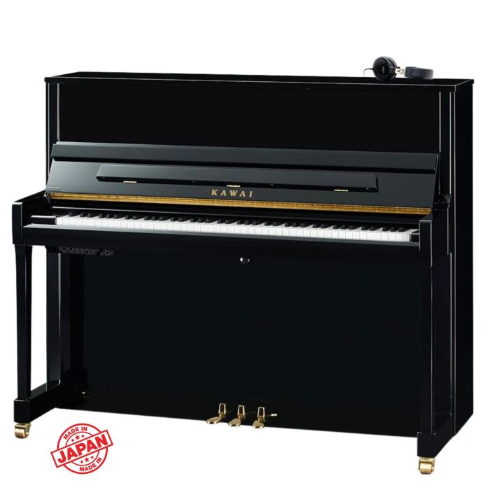 Pianoforte Verticale Kawai K300 ATX4 nero lucido h 122cm. JAPAN main product photo