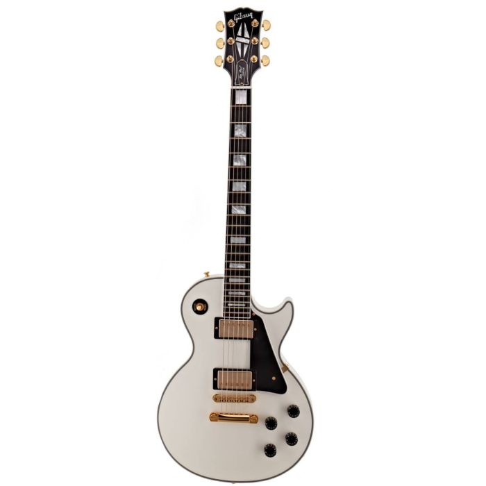 Gibson Les Paul Custom w/ebony fingerboard alpine white main product photo