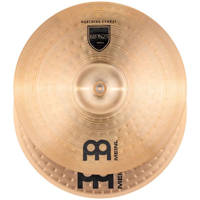 Meinl 13" Marching Bronze Medium Coppia Piatti con manali main product photo