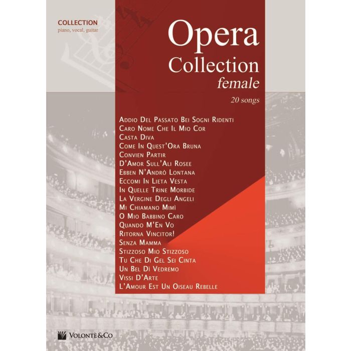 Opera Collection Female piano, voce, chitarra 20 canzoni main product photo