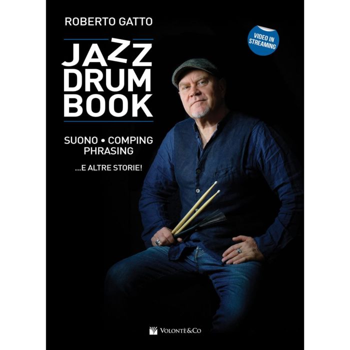 Roberto Gatto Jazz Drum Book video in streaming main product photo