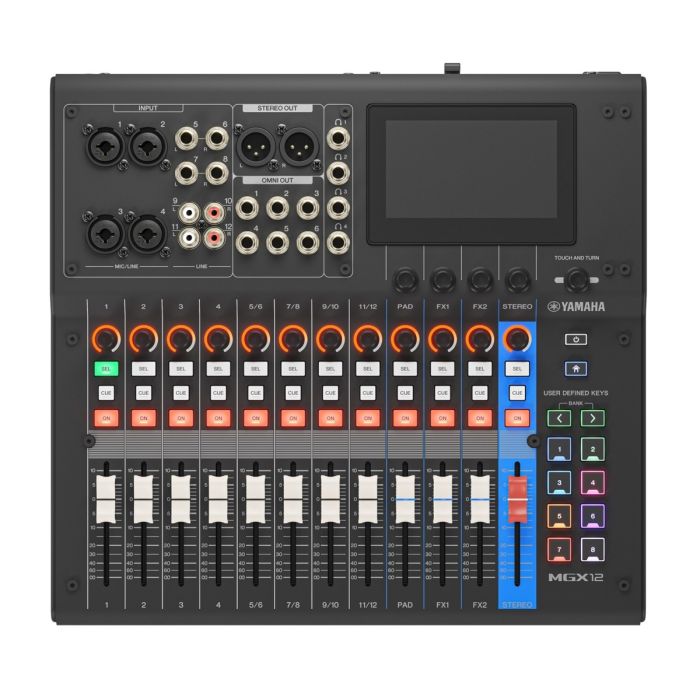 Mixer digitale Yamaha MGX12V Black main product photo