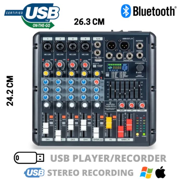 Soundsation YOUMIX 410 PRO Mixer Con Effetti main product photo
