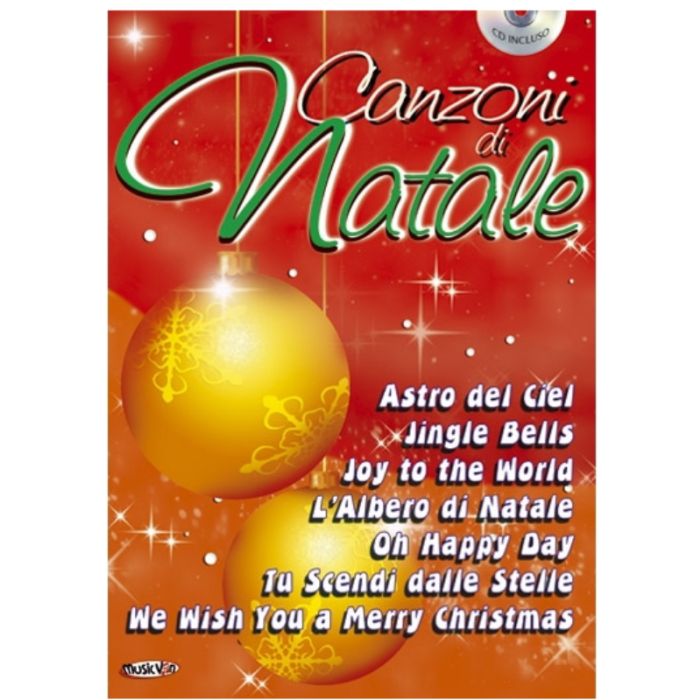 Canzoni di Natale BOOK+CD Lyrics and Chords main product photo