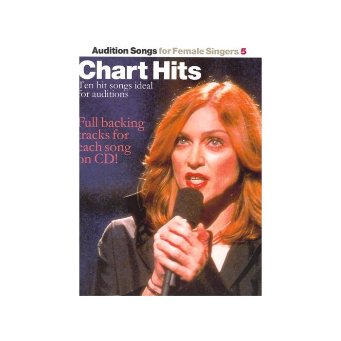 Chart Hits Ten Hit Song for Audition con cd Piano Voce main product photo