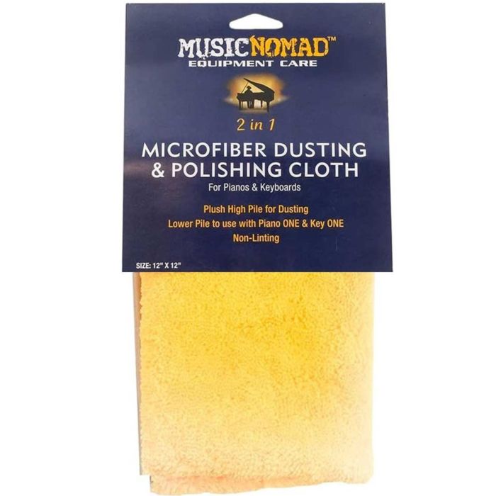 MusicNomad MN230 Panno lucidatura pianoforti microfibra main product photo