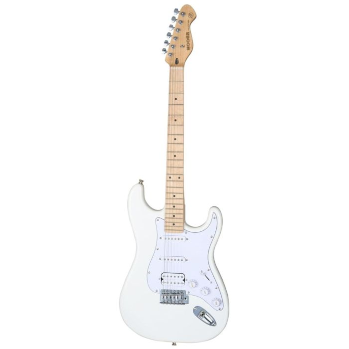 Mooer MSC11 PRO Chitarra Elettrica polar white con borsa main product photo