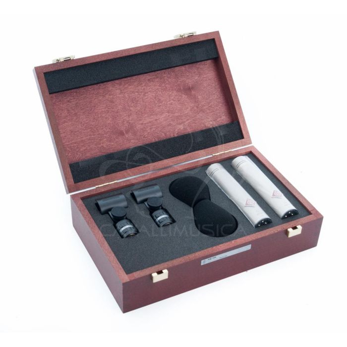 Neumann KM184 coppia nikel con valigia main product photo