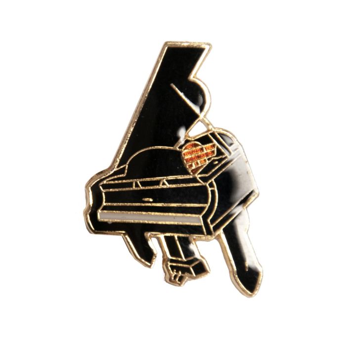 Spilla AimGifts Pianoforte coda black main product photo