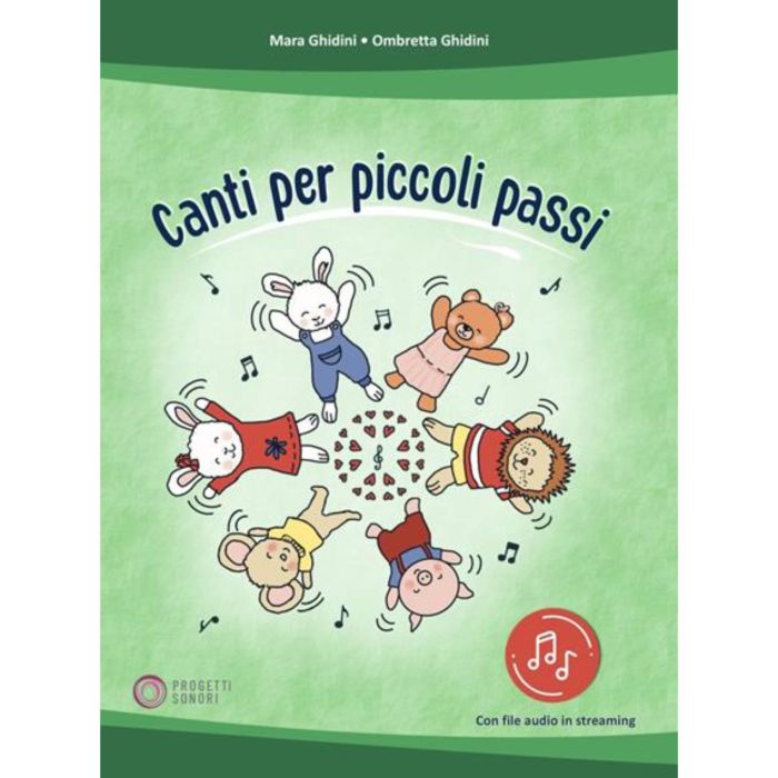M.Ghidini O.Ghidini Canti per piccoli passi con audio on-line main product photo