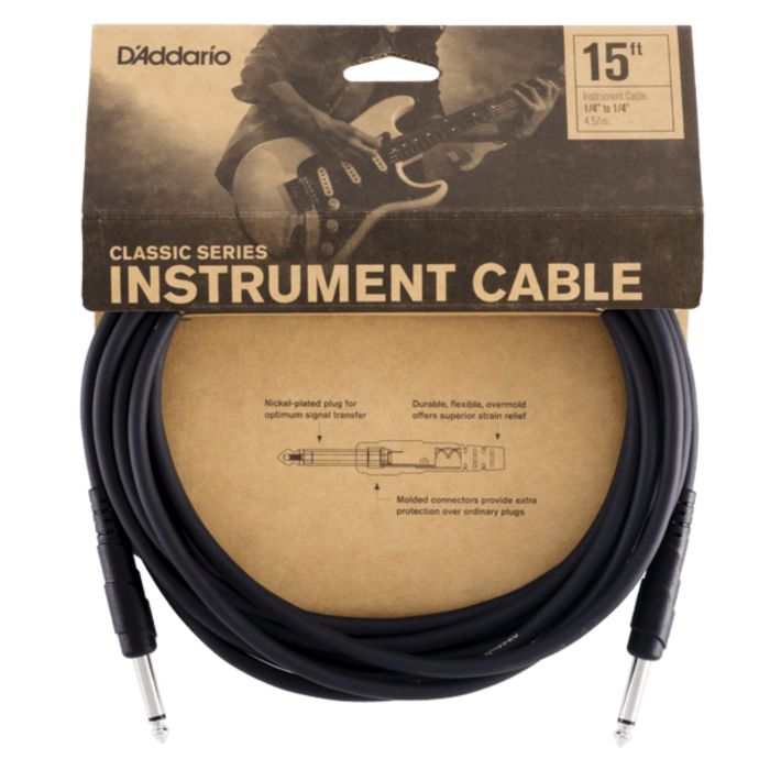 D'Addario PW-CGT-15 Cavo jack/jack 4,5 mt Classic main product photo
