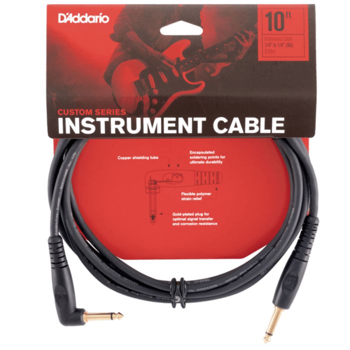 D'Addario PW-GRA-10 Cavo Jack/Jack angolare 3 mt Custom main product photo