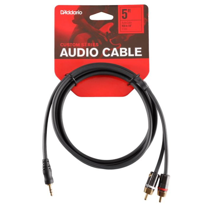 D'Addario PW-MP-05 Cavo 2 rca / Jack mini stereo 1,5 mt main product photo