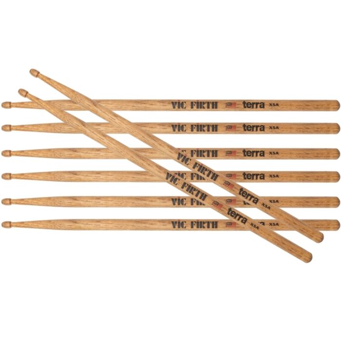 Vic Firth American Classic X5A Terra Bacchette 4 paia main product photo