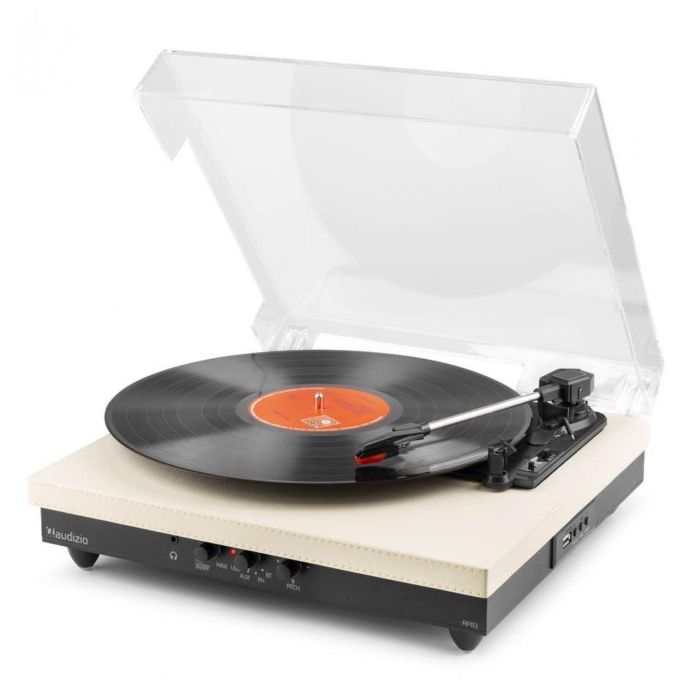 Giradischi bluetooth Audizio RP113C Record Player Btout Creme main product photo