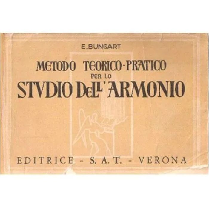 E.Bungart Metodo teorico pratico per lo studio dell'armonio main product photo