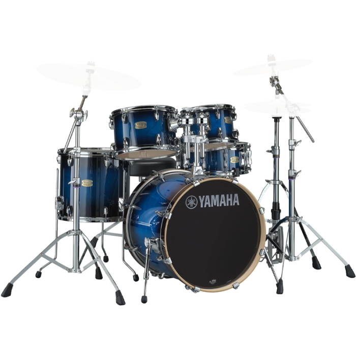 Yamaha Stage Custom Birch 20" 5pz + Hardware Deep Blue Sunburst main product photo