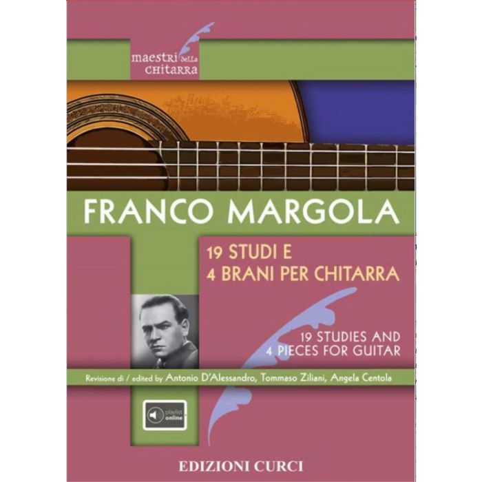 F.Margola 19 Studi e 4 Brani per Chitarra main product photo