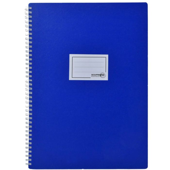 Libretto banda Scomegna 10 fogli A4 33x25,5cm blu 380gr main product photo