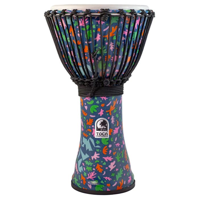 Toca SFDJ-12AD Djembe 12" Freestyle Rope Tuned autumn day main product photo