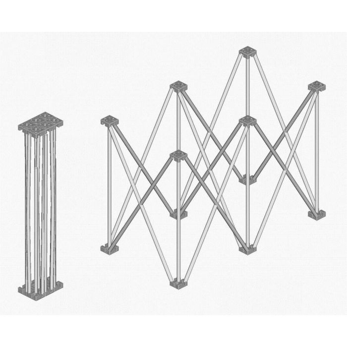 Struttura TitanStage H80 50x50 cm main product photo