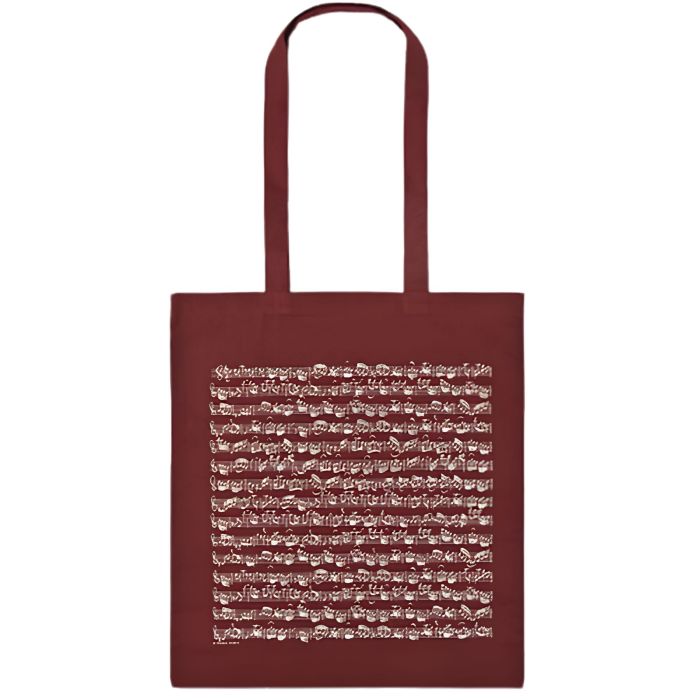 Borsa Lunga ViennaWorld Cotone Bordeux Spartito main product photo