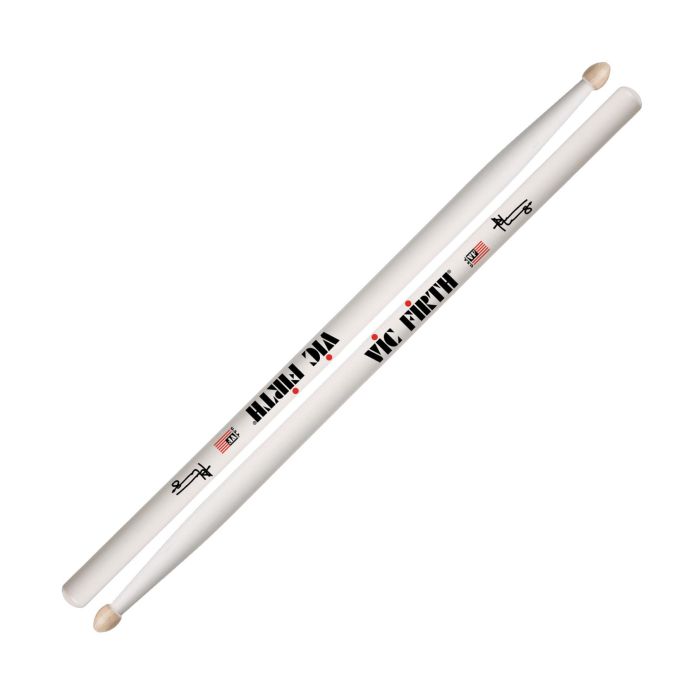 Bacchette Vic Firth Signature Thomas Lang Hickory Punta Legno Goccia main product photo
