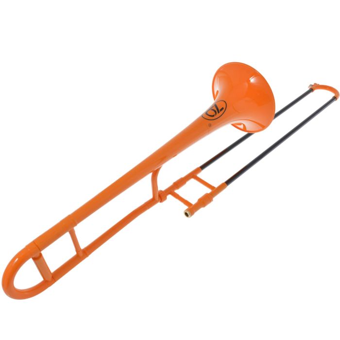 Trombone Tenore ZO con borsa e bocchino in plastica arancio main product photo
