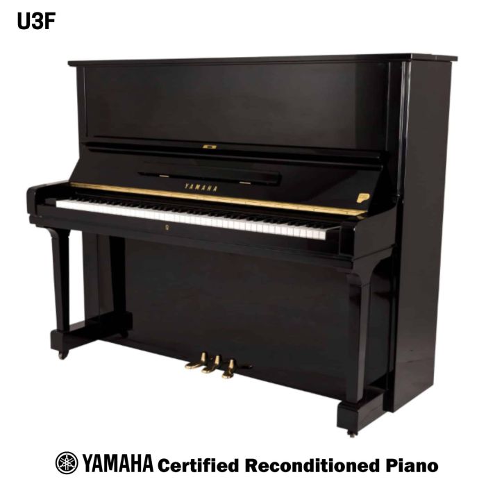 PIANOFORTE YAMAHA U3F RICONDIZIONATO CERTIFICATO NERO LUCIDO 1120810 main product photo