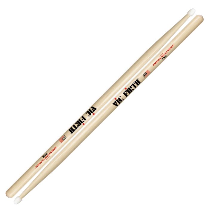 Vic Firth American Classic 7AN Hickory Punta Nylon Goccia main product photo