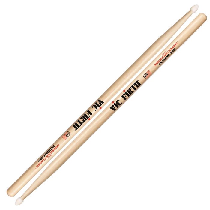 Bacchette Vic Firth American Classic X5BN Hickory Punta Nylon Goccia main product photo