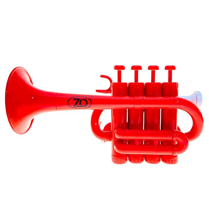 Trombino plastica ZO con bocchino e borsa ROSSO main product photo