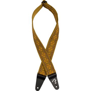 Fender Pasadena Guitar Strap Woven 5cm lattice tan