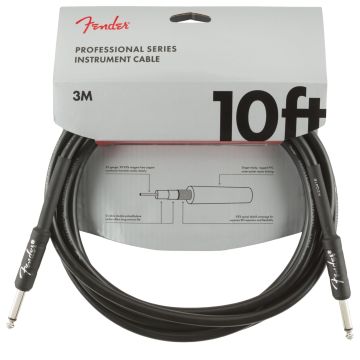 Cavo jack/jack 3 mt Fender Professional black