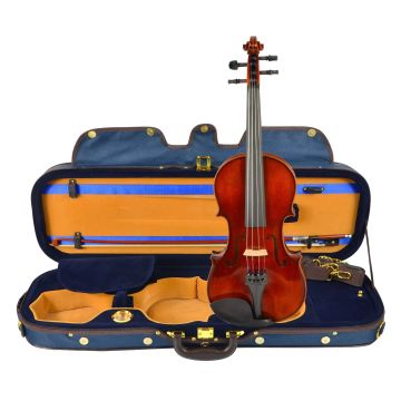 Violino 4/4 Luthier Armonico massello traditional brown custodia arco pronto all'uso