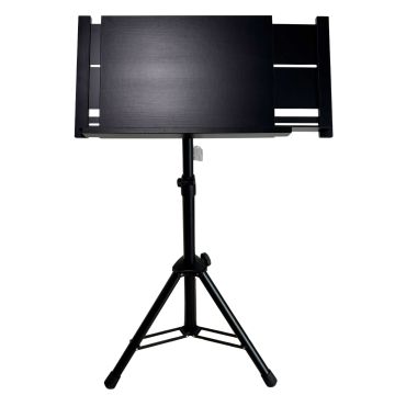 Leggio K&M 12338 da orchestra allungabile black da 57,5 a 87 x36 cm