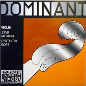 Corde Violino 4/4 Thomastik Dominant 135B medium Mi acciaio pallino Corde Violino 4/4 Thomastik Dominant 135B medium Mi acciaio pallino