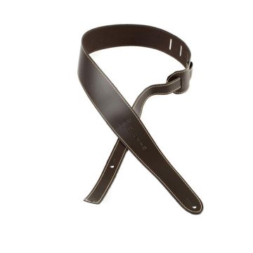 Tracolla Martin pelle 5 cm dark brown