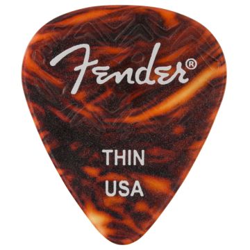 Blister plettri Fender 351 Shape Tortoise Shell Thin 6 pz. Blister plettri Fender 351 Shape Tortoise Shell Thin 6 pz.
